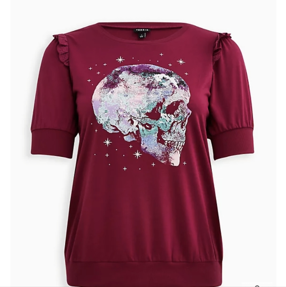 Torrid Short Sleeve Sweat Shirt